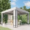 Pavėsinė su dvigubu stogu, baltos spalvos, 3x3m