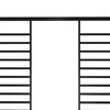 Pavėsinė su įtraukiamu stogu, antracito, 4x3x2,3m, 180g/m²