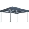 Pavėsinė su lemputėmis LED, antracito, 400x300cm
