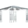 Pavėsinė su lemputėmis LED, kreminė, 300x300 cm