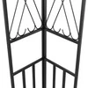 Pavėsinė su lemputėmis LED, kreminė, 3x3m