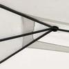 Pavėsinė su stulpų uždangalais, kreminė, 2,98x5,3x2,59m 160g/m²