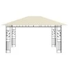 Pavėsinė su tinkleliu nuo uodų, kreminė, 4x3x2,73m, 180g/m²