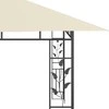 Pavėsinė su tinkleliu nuo uodų, kreminė, 4x3x2,73m, 180g/m²