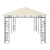 Pavėsinė su tinkleliu nuo uodų, kreminės spalvos, 6x3x2,73m