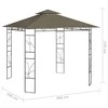 Pavėsinė, taupe spalvos, 3x3x2,7m, 160g/m²