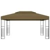 Pavėsinė, taupe spalvos, 3x4m, 180g/m²