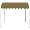 Pavėsinė, taupe spalvos, 4x3x2,6m, 180g/m²