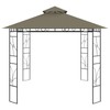 Pavėsinė, taupe spalvos, 4x3x2,7m, 160g/m²