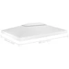 Pavėsinės uždangalas, 2 pakopų, baltas, 4x3m, 310 g/m²