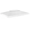 Pavėsinės uždangalas, 2 pakopų, baltas, 4x3m, 310 g/m²