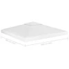 Pavėsinės uždangalas, 2 pakopų, baltas, 3x3m, 310 g/m²