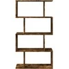 Pertvara/knygų spinta, dūminio ąžuolo, 70x24x129cm, 4 pakopų