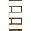 Pertvara/knygų spinta, dūminio ąžuolo, 70x24x161cm, 5 pakopų