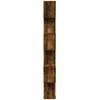 Pertvara/knygų spinta, dūminio ąžuolo, 70x24x193cm, 6 pakopų