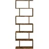 Pertvara/knygų spinta, dūminio ąžuolo, 70x24x193cm, 6 pakopų