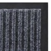 Pilkas PVC Durų Kilimėlis, 90 x 120 cm