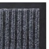 Pilkas PVC Durų Kilimėlis, 90 x 150 cm