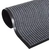 Pilkas PVC Durų Kilimėlis, 90 x 150 cm