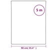 Plėvelė nuo saulės karščio, sidabrinės spalvos, 90x500cm, PVC