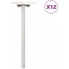 Plūduriuojančių lentynų laikikliai, 12 vnt., Ø12x200 mm, plieno