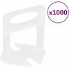 Plytelių išlyginimo spaustukai, 1000vnt., 2mm