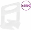 Plytelių išlyginimo spaustukai, 2500vnt., 1mm