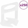 Plytelių išlyginimo spaustukai, 250vnt., 1mm