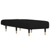 Sofa Poilsio gultas, juodos spalvos, aksomas