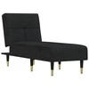 Sofa Poilsio gultas, juodos spalvos, aksomas