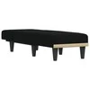 Sofa Poilsio gultas, juodos spalvos, audinys