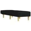 Sofa Poilsio gultas, juodos spalvos, audinys