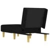Sofa Poilsio gultas, juodos spalvos, audinys