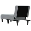 Sofa Poilsio gultas, šviesiai pilkos spalvos, audinys
