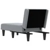 Sofa Poilsio gultas, šviesiai pilkos spalvos, audinys