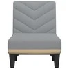 Sofa Poilsio gultas, šviesiai pilkos spalvos, audinys