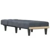 Sofa Poilsio gultas, tamsiai pilkos spalvos, aksomas