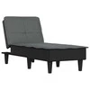 Sofa Poilsio gultas, tamsiai pilkos spalvos, audinys