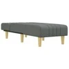 Sofa Poilsio gultas, tamsiai pilkos spalvos, audinys