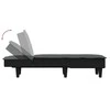 Sofa Poilsio gultas, tamsiai pilkos spalvos, audinys