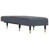 Sofa Poilsio gultas, tamsiai pilkos spalvos, aksomas