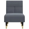 Sofa Poilsio gultas, tamsiai pilkos spalvos, aksomas
