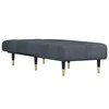 Sofa Poilsio gultas, tamsiai pilkos spalvos, aksomas