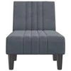 Sofa Poilsio gultas, tamsiai pilkos spalvos, aksomas