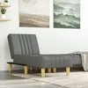 Sofa Poilsio gultas, tamsiai pilkos spalvos, audinys