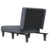 Sofa Poilsio gultas, tamsiai pilkos spalvos, aksomas