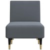 Sofa Poilsio gultas, tamsiai pilkos spalvos, aksomas