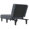 Sofa Poilsio gultas, tamsiai pilkos spalvos, aksomas