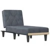 Sofa Poilsio gultas, tamsiai pilkos spalvos, aksomas