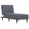 Sofa Poilsio gultas, tamsiai pilkos spalvos, aksomas